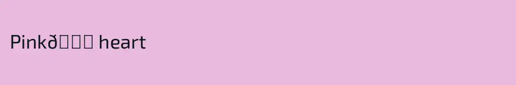 Pink💗 heart